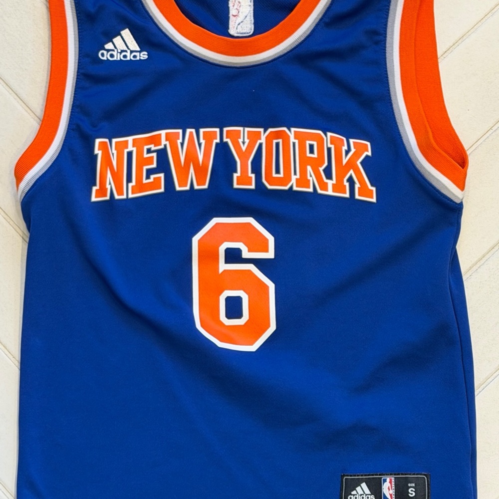 Adidas Kids New York Blue and Orange Jersey